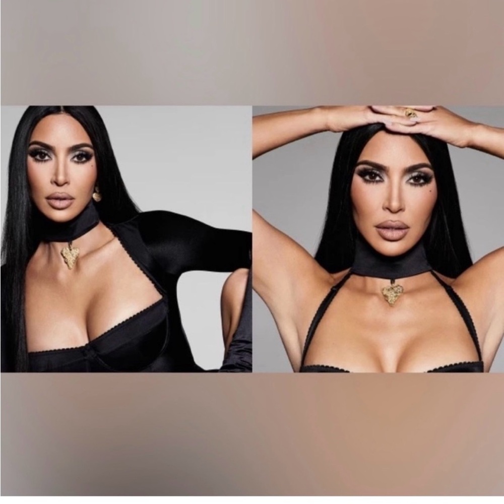 SKIMS Limited Edition 14k Gold plated heart Pendant Kinky Choker